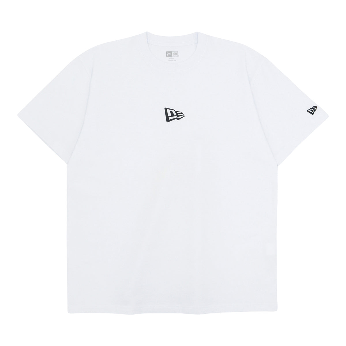 ニューエラ S/S COTTON TEE FLAG LOGO MINI ホワイト