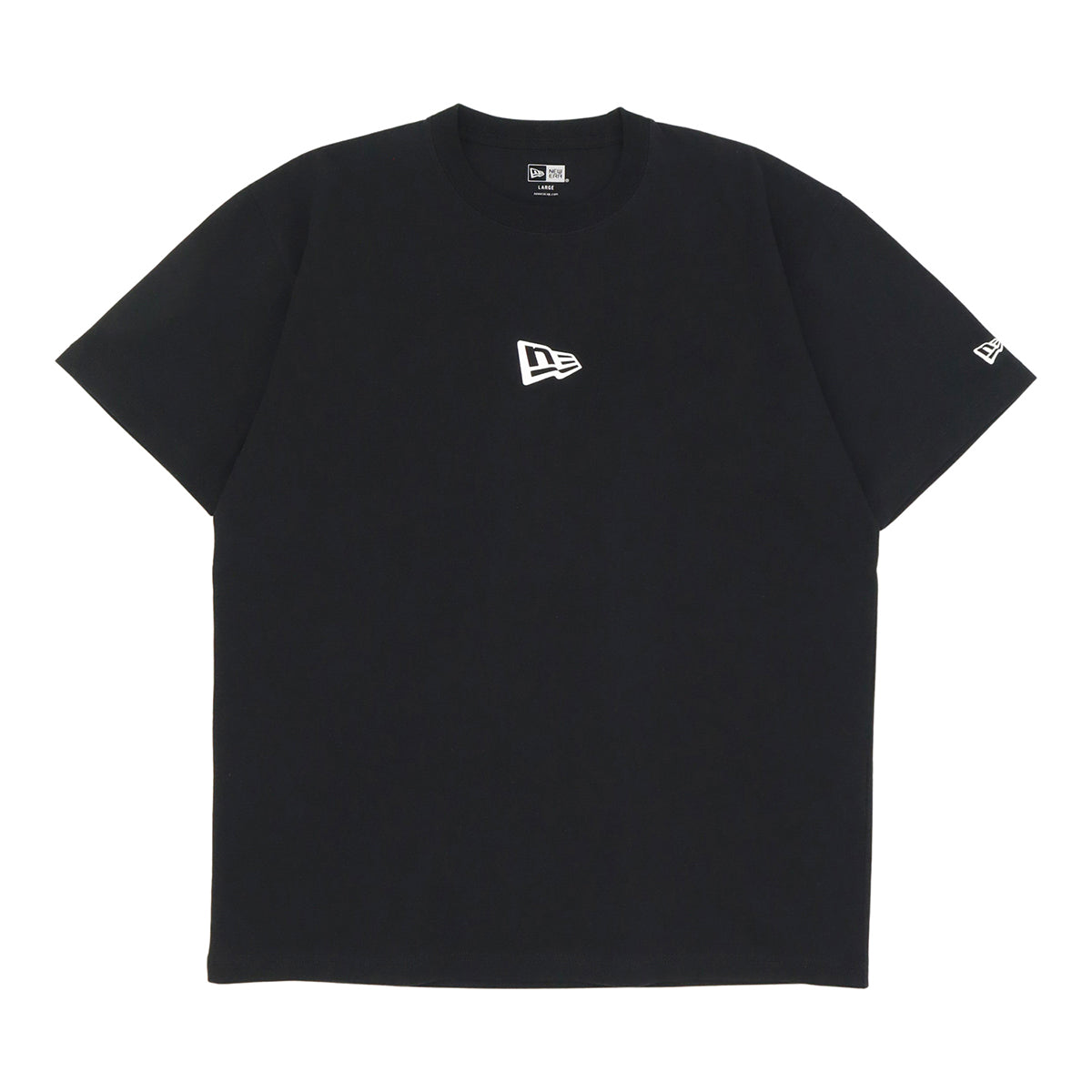 ニューエラ S/S COTTON TEE FLAG LOGO MINI ブラック