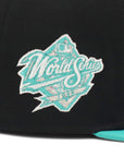 ニューエラ 59FIFTY SIDE PATCH 2-TONE UNDER VISOR NYブラック/ティール