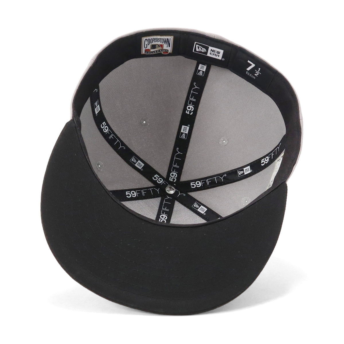 ニューエラ キャップ 59FIFTY SIDE PATCH 2-TONE LAグレー/ブラック