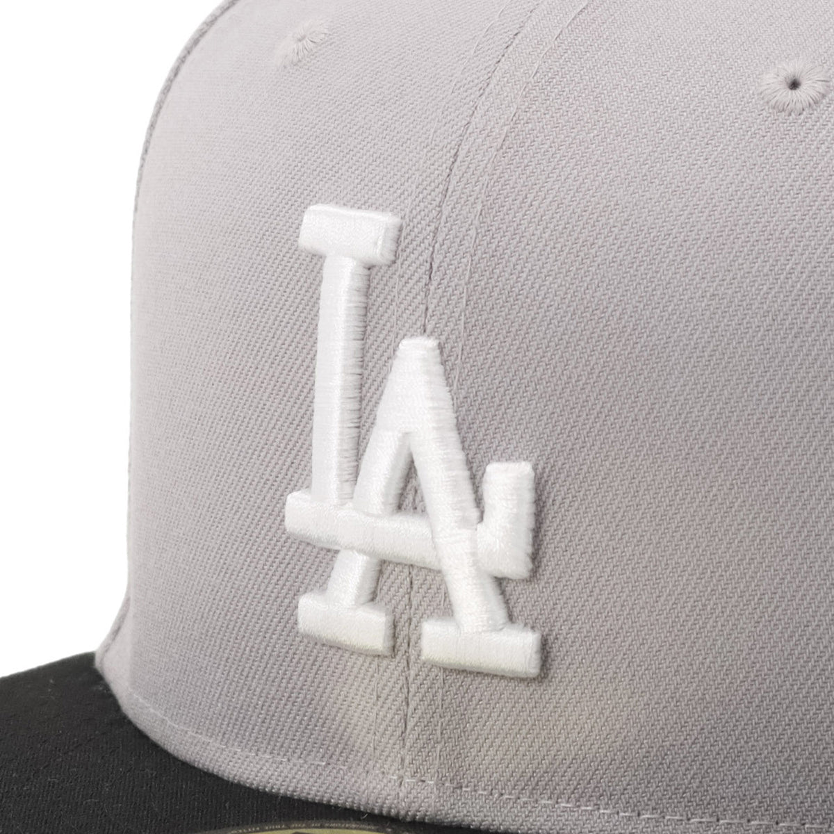 ニューエラ キャップ 59FIFTY SIDE PATCH 2-TONE LAグレー/ブラック