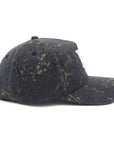 ニューエラ 9FORTY A-FRAME / CLOTH STRAP SPLASH PAINT DENIM LAブラックウォッシュデニム