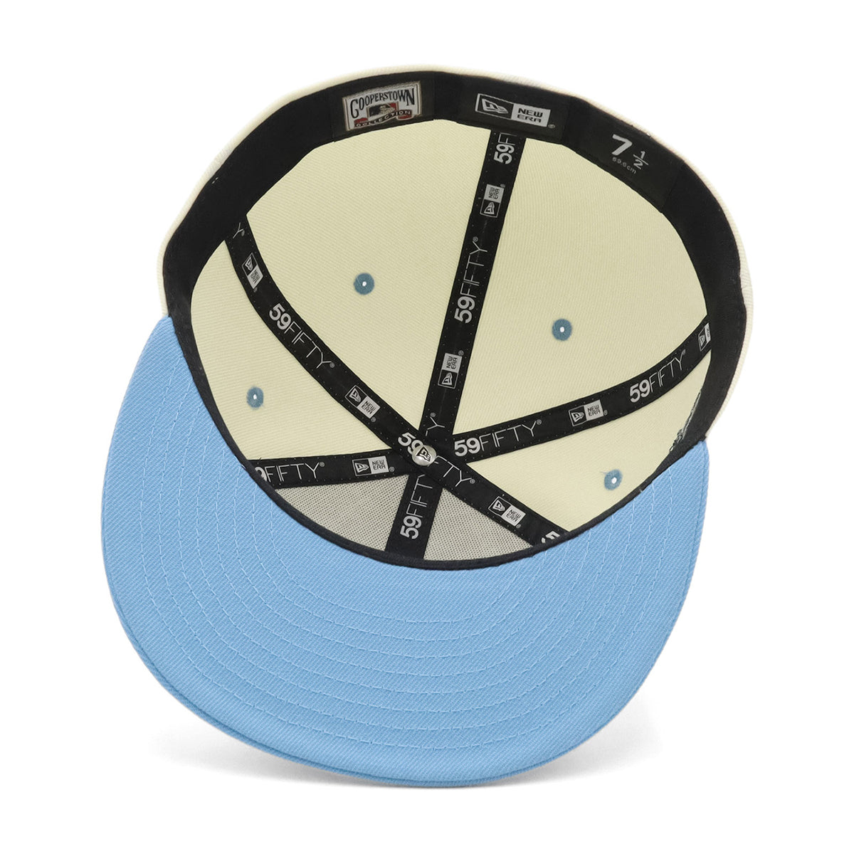 ニューエラ キャップ 59FIFTY SIDE PATCH 2-TONE LAAクローム/スカイ