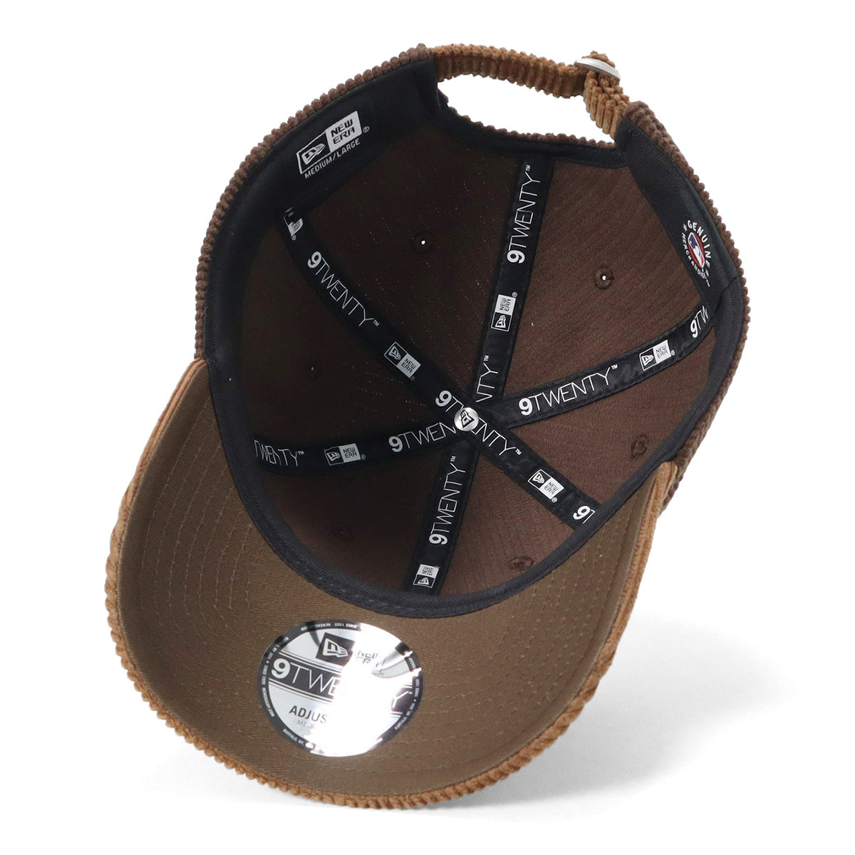 New Era 9TWENTY ブラウンキャップ ニューエラ キャップ 9TWENTY MLB 8W CORDUROY SDダークブラウン