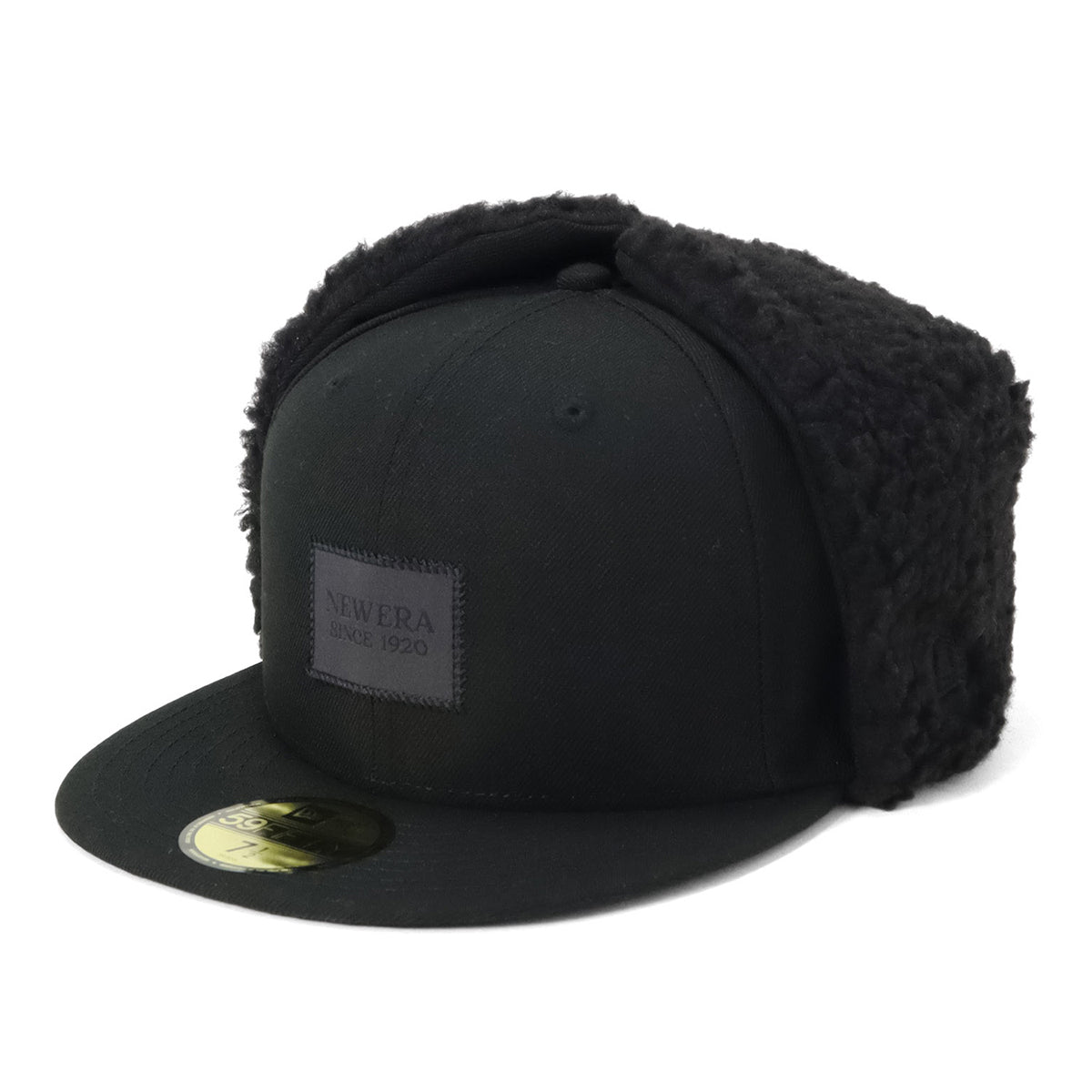 ニューエラ キャップ 59FIFTY DOG EAR BLACK WOVEN PATCH L BOA