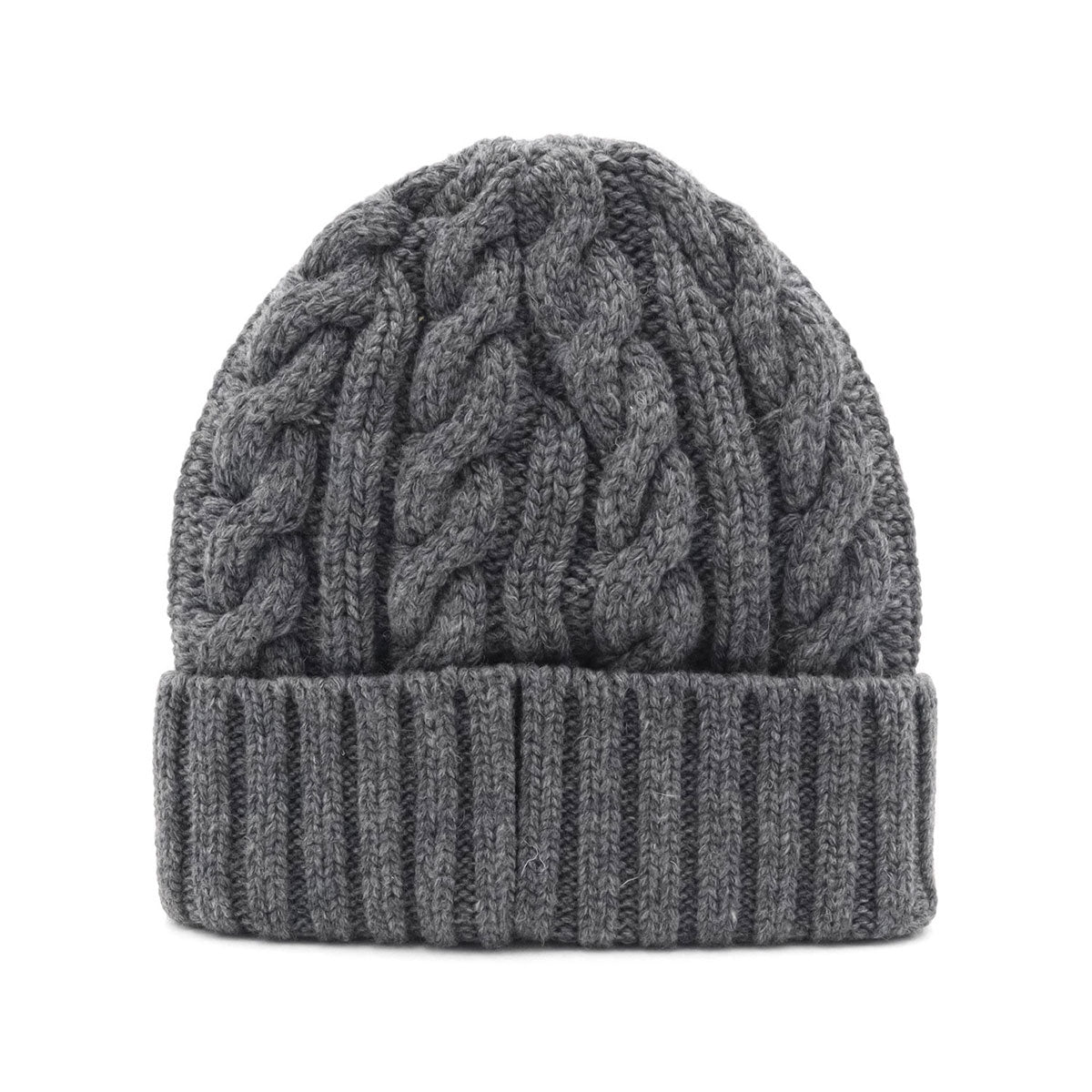 ニューエラ LOWGAUGE CUFF KNIT/WOOL BLEND WOOL BLEND ダークグレー