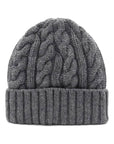 ニューエラ LOWGAUGE CUFF KNIT/WOOL BLEND WOOL BLEND ダークグレー
