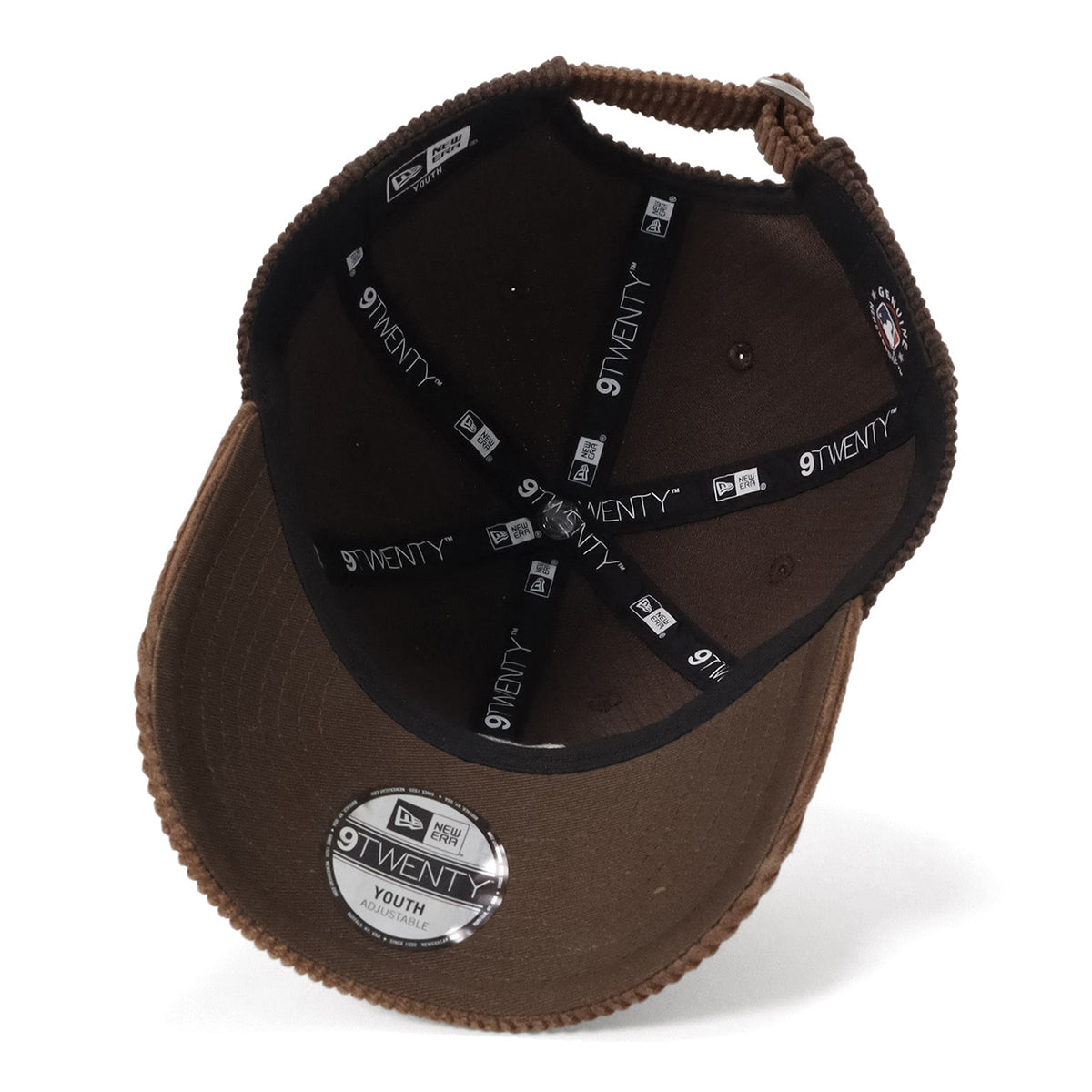 ニューエラ キャップ YOUTH 9TWENTY MLB 8W CORDUROY SDダークブラウン