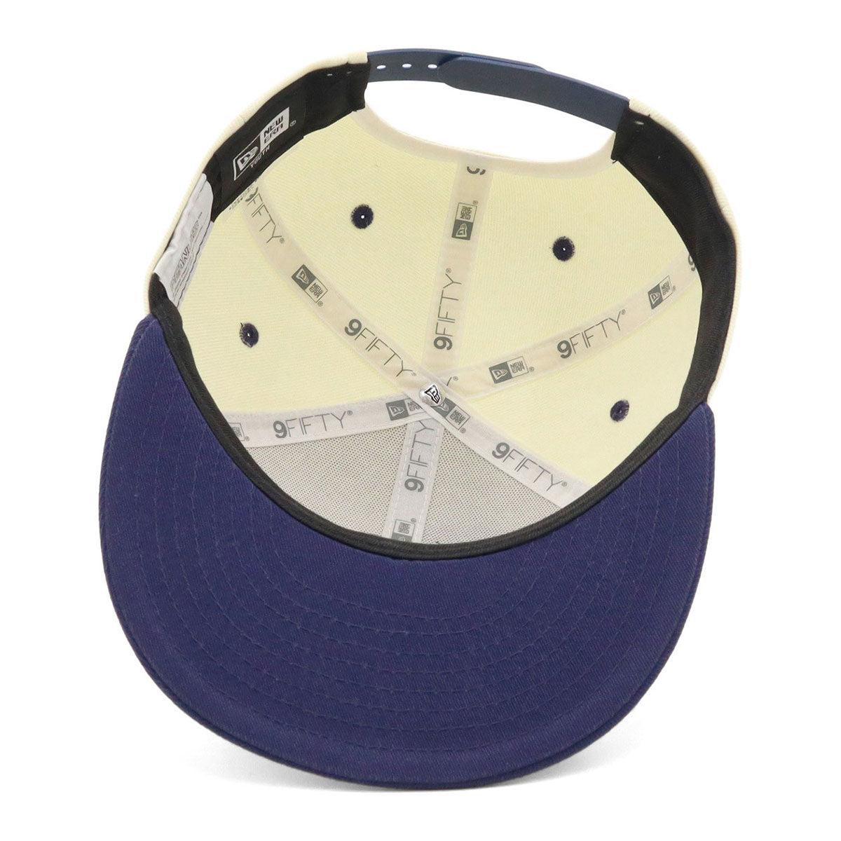 ニューエラ キャップ YOUTH 9FIFTY PEANUTS 2-TONE クロームホワイト