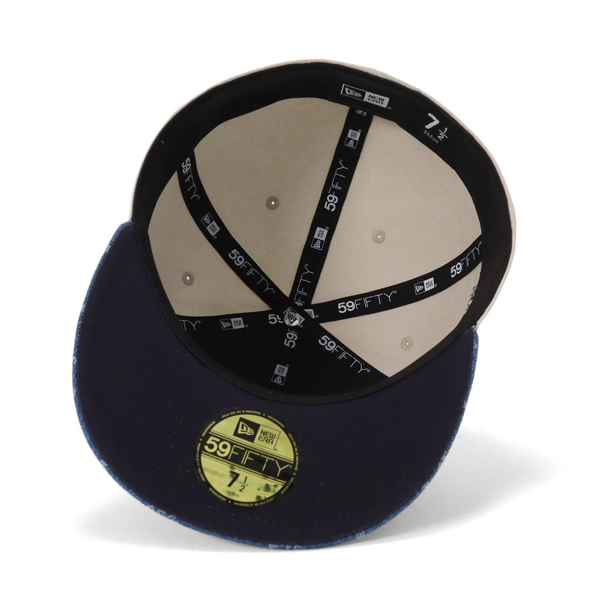 ニューエラ キャップ 59FIFTY SIDE PATCH 2-TONE CLASSIC NE ストーン