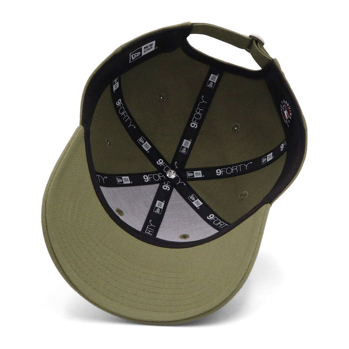 ラフロッグ RUFFLOGO グリーンキャップ ニューエラ キャップ 9FORTY / CLOTH STRAP MLB LAグリーン