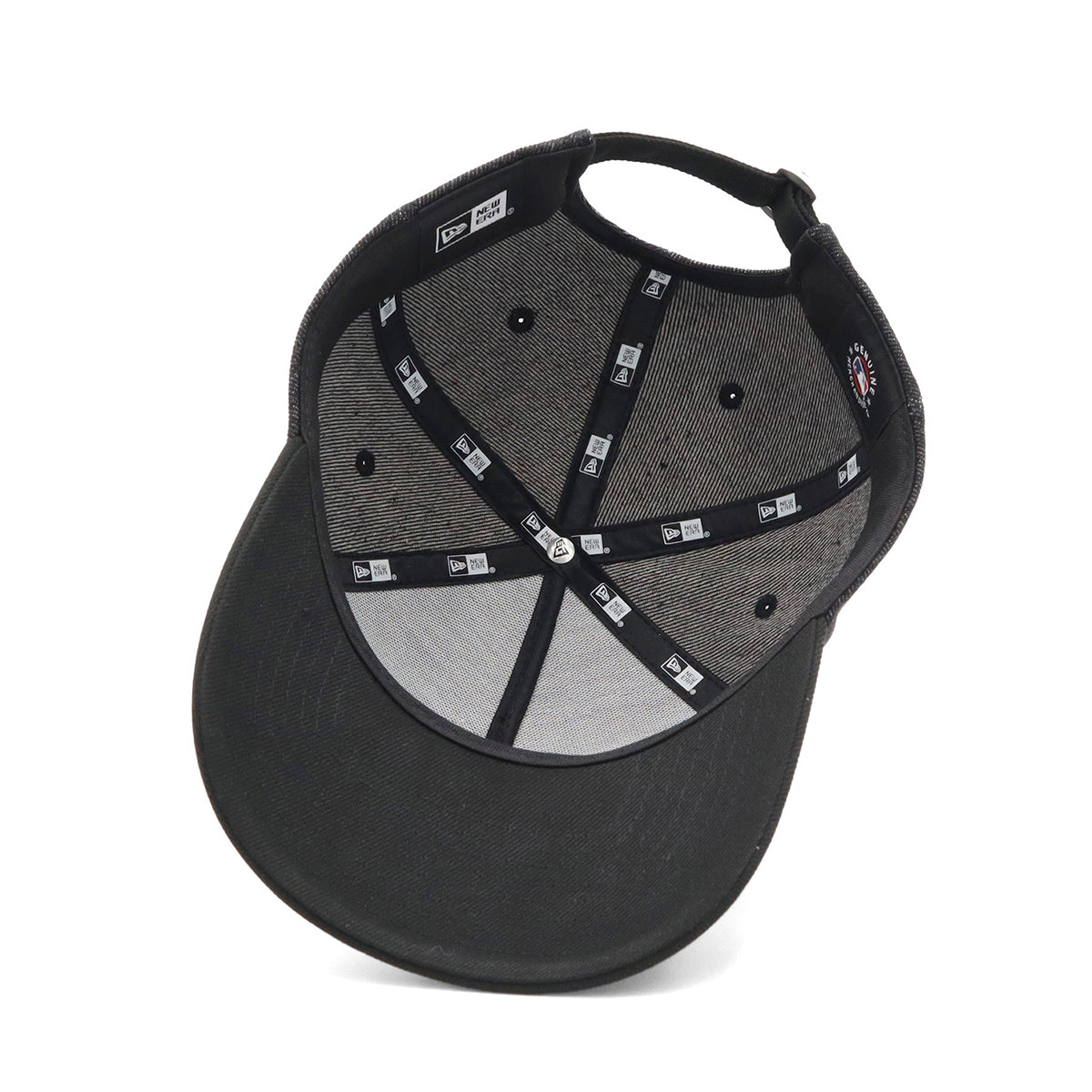 ニューエラ キャップ 9FORTY A-FRAME / CLOTH STRAP 2-TONE LAブラック