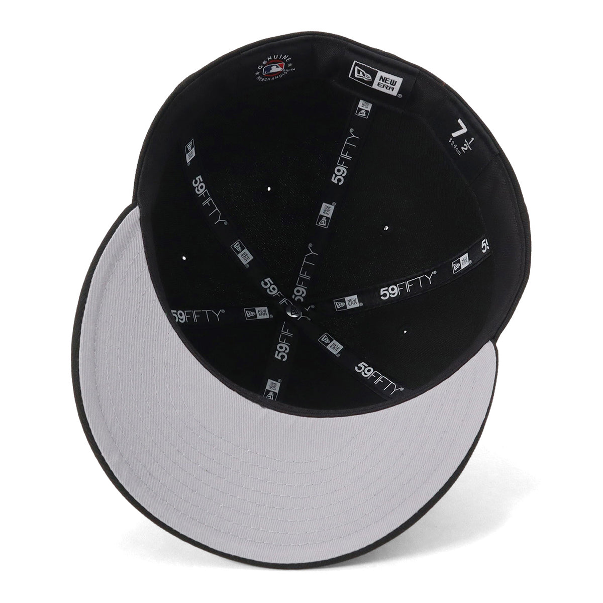 ニューエラ キャップ PRE-CURVED 59FIFTY METAL BADGE MLB NYブラック