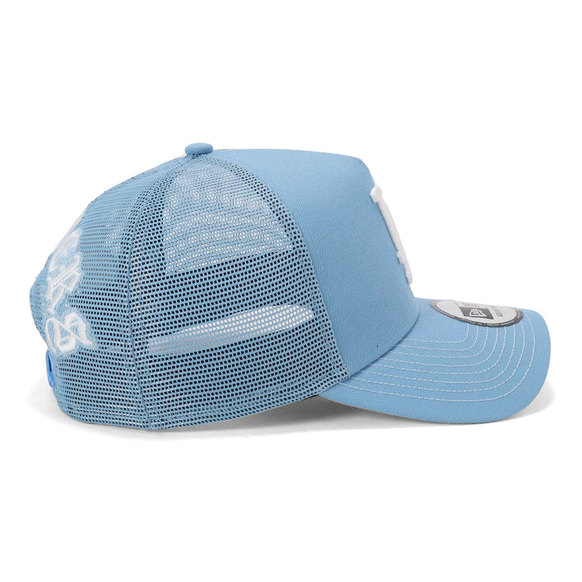 ニューエラ キャップ 9FORTY A-FRAME TRUCKER UNDER VISOR LAスカイ