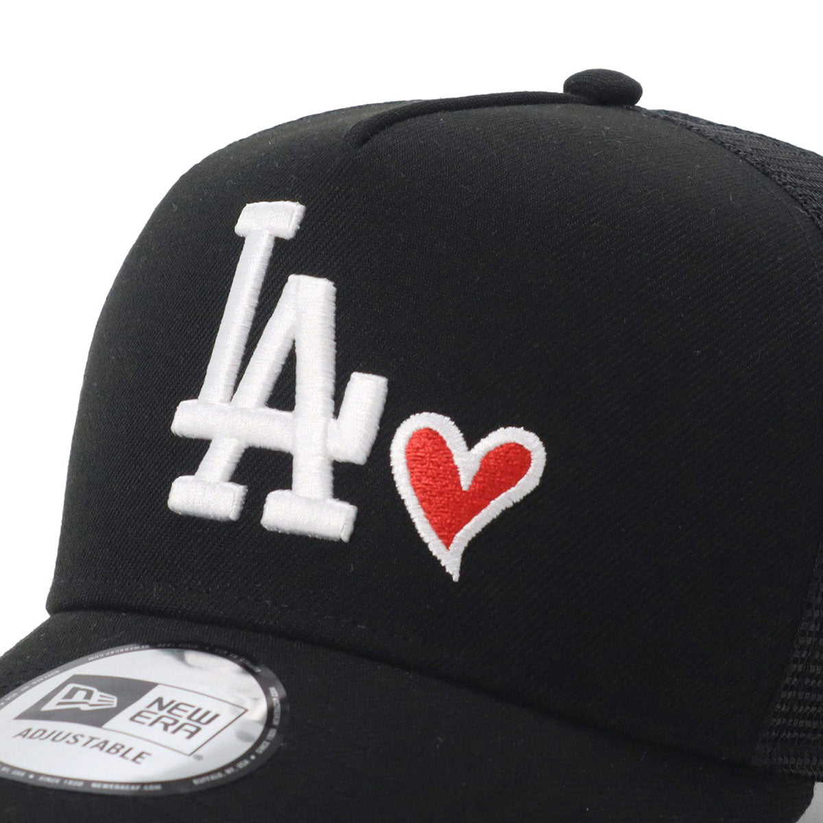 ニューエラ キャップ 9FORTY A-FRAME TRUCKER HEART LAブラック – ONSPOTZ