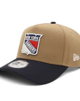 ニューエラ 9FORTY A-FRAME NHL 2-TONE NYRカーキ/ネイビー