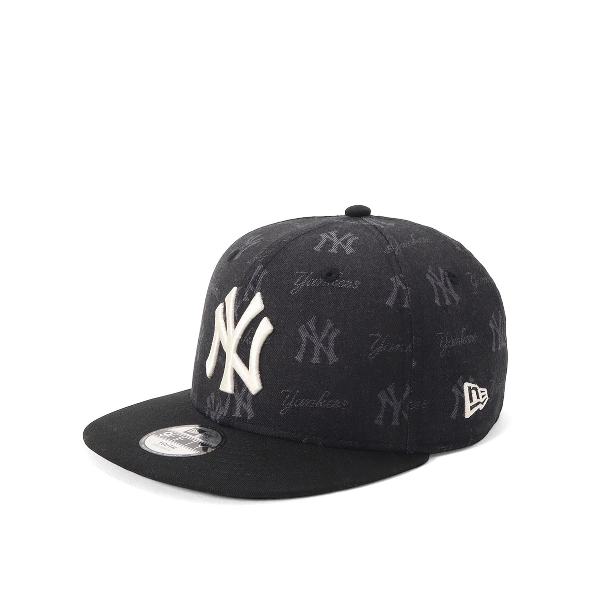 ニューエラ YOUTH 9FIFTY MLB JACQUARD NYブラック