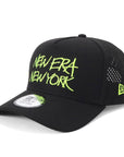 ニューエラ 9FORTY A-FRAME DIAMOND ERA LASER PERFORATED ブラック