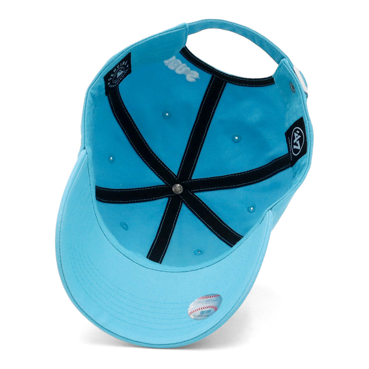 フォーティーセブンブランド キャップ 47 CLEAN UP LAカリビアンブルー