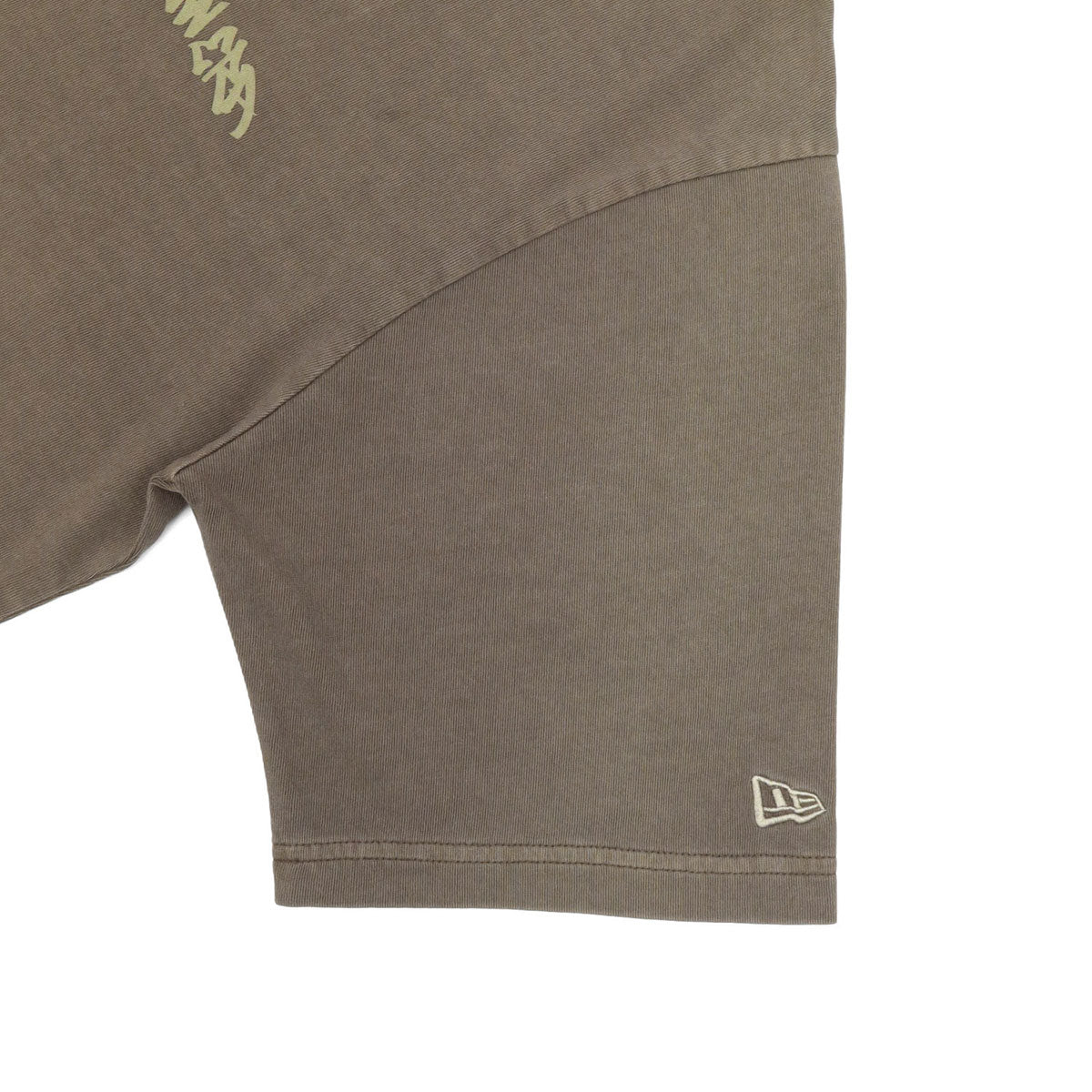 ニューエラ キャップ S/S GARMENT DYE COTTON TEE TAGGING ブラウン
