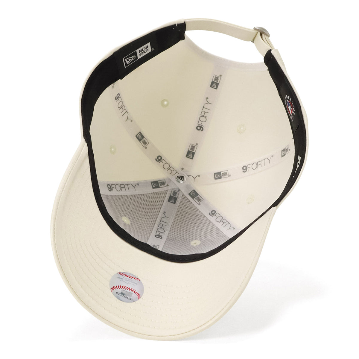 ニューエラ キャップ 9FORTY / CLOTH STRAP WHITE DAY MLB RHINESTONE