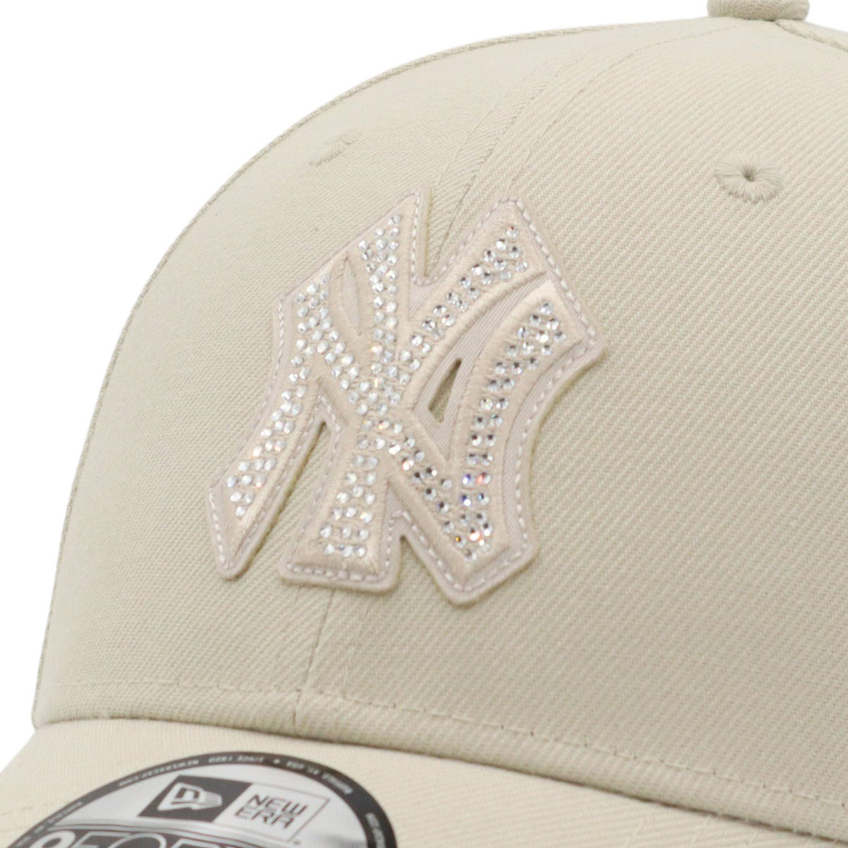 New Era NYロゴ ストーン装飾キャップ 9FORTY ニューエラ キャップ 9FORTY / CLOTH STRAP MLB RHINESTONE NY