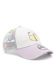 ニューエラ YOUTH 9TWENTY TRUCKER PEANUTS ホワイト/ソフトラベンダー