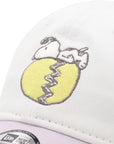 ニューエラ YOUTH 9TWENTY TRUCKER PEANUTS ホワイト/ソフトラベンダー