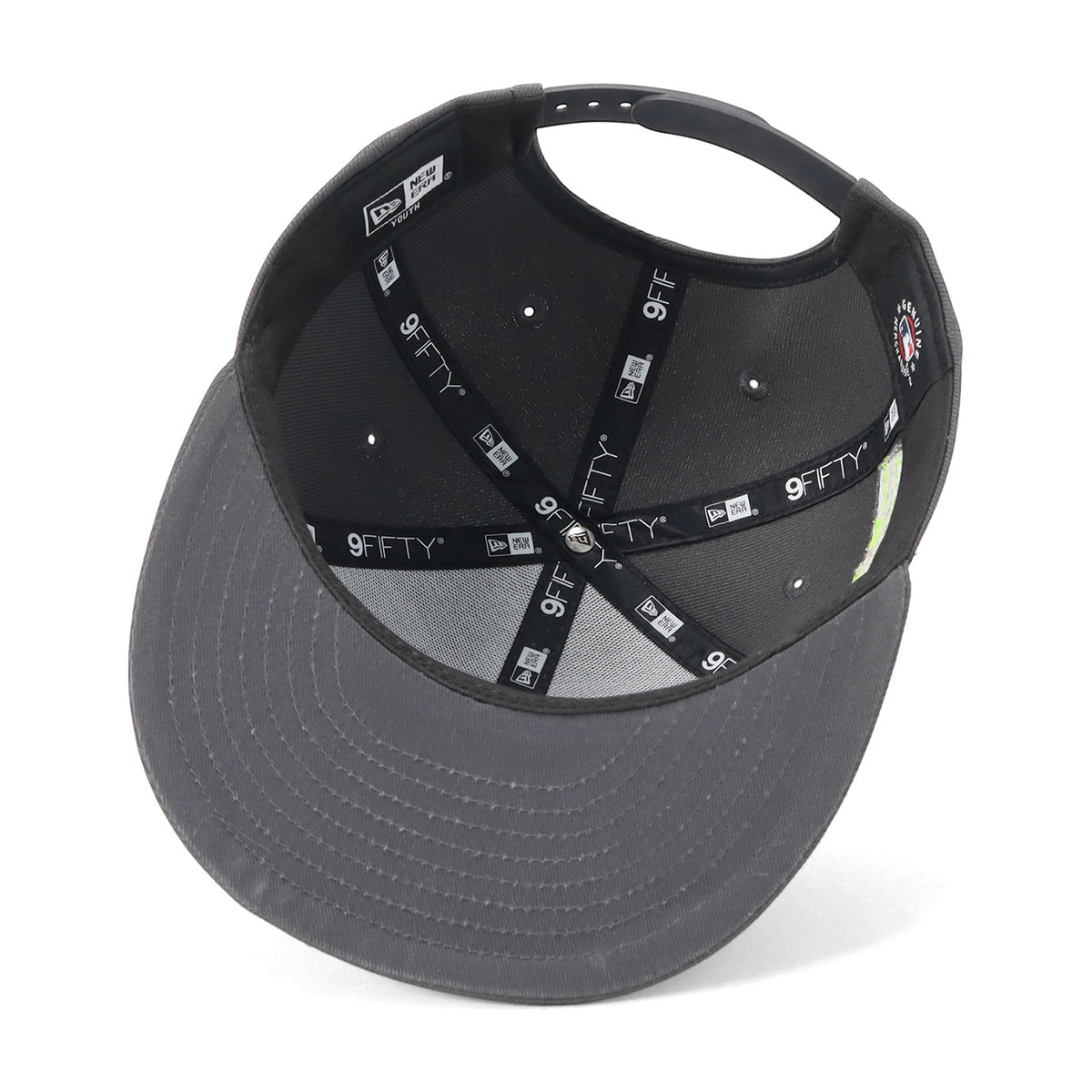 FCRB ニューエラ　youth キャップ。 ニューエラ キャップ YOUTH 9FIFTY MLB FLASH COLORS LAグラファイト