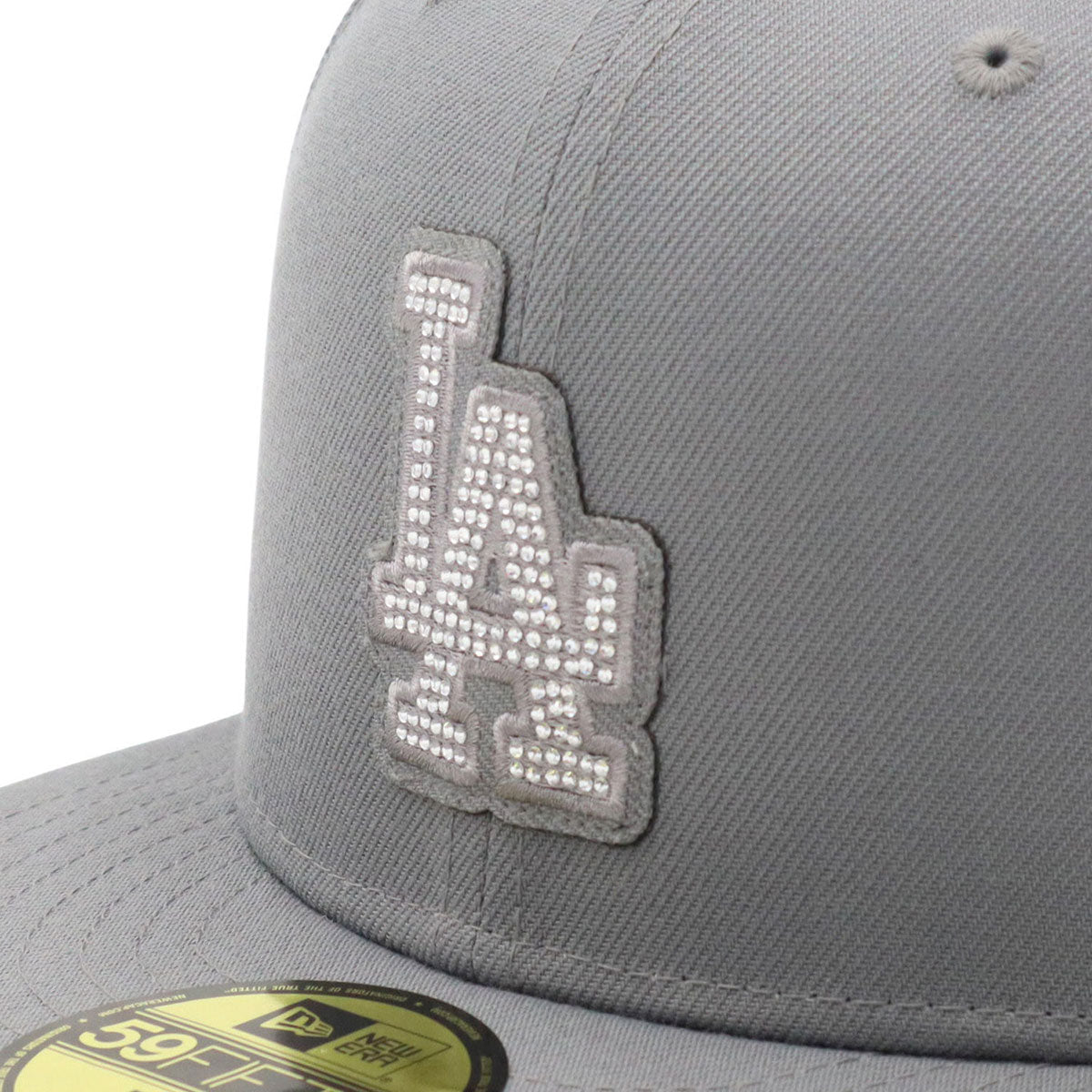 ニューエラ キャップ 59FIFTY RHINESTONE LAストームグレー – ONSPOTZ