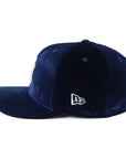 ニューエラ PRE-CURVED 59FIFTY VELVET NYネイビー