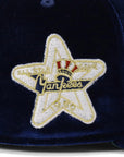 ニューエラ PRE-CURVED 59FIFTY VELVET NYネイビー