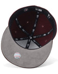 ニューエラ 59FIFTY MLB DEEP AUTUMN TORマルーン