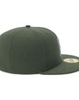 ニューエラ 59FIFTY MLB METALLIC PEWTER PITダークシーウィード