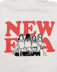 ニューエラ SWEAT PULLOVER HOODIE MOOMIN アッシュグレー
