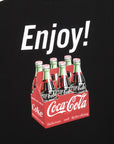 ニューエラ L/S WASHED COTTON TEE COCA-COLA ブラック