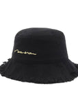 ニューエラ BUCKET-01 CUT OFF HANDWRITTEN METAL LOGO ブラック