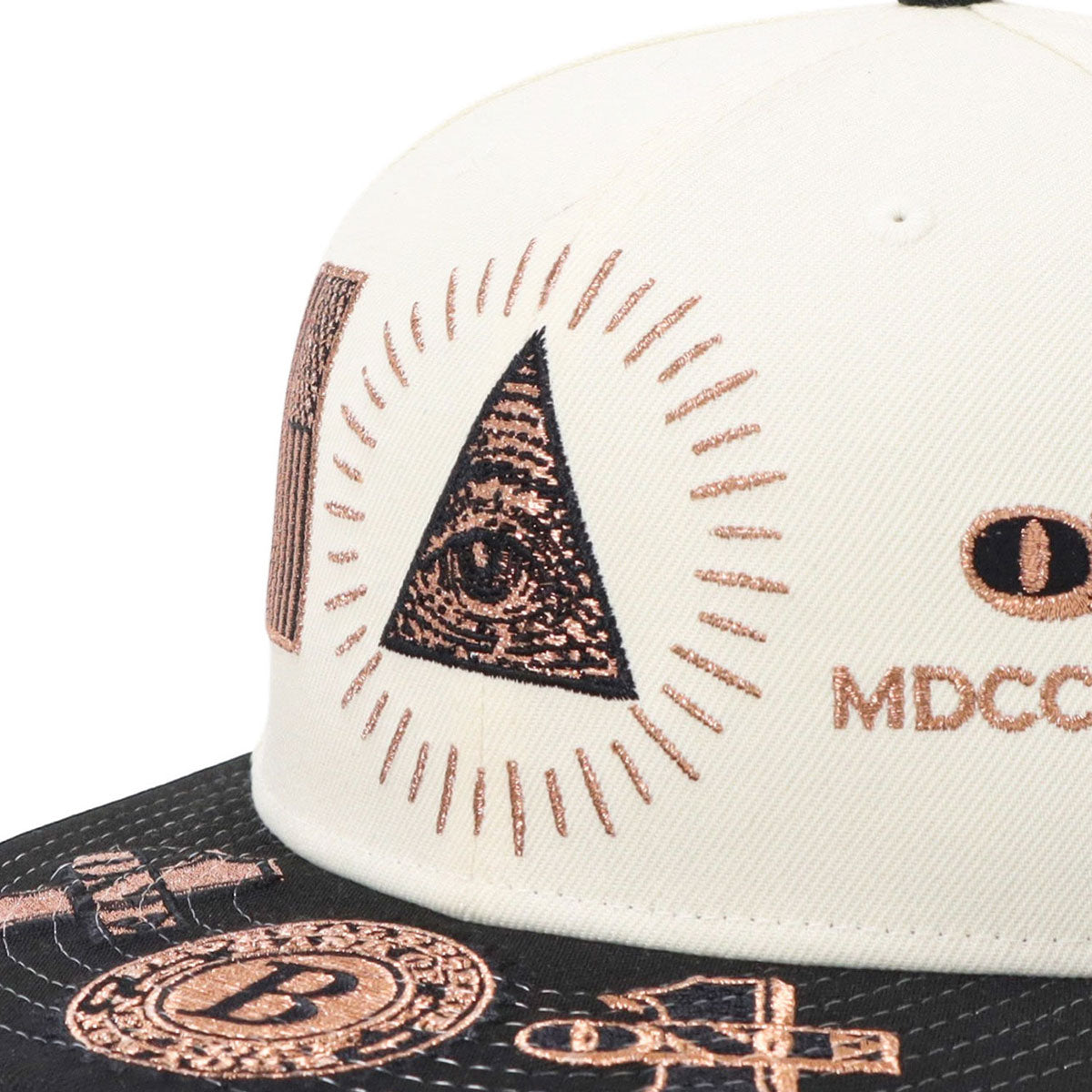 ニューエラ キャップ 59FIFTY DOLLAR ALL OVER UNDER VISOR クローム