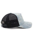 ニューエラ 9FORTY A-FRAME TRUCKER / CLOTH STRAP SPLASH PAINT DENIM LAウォッシュドデニム