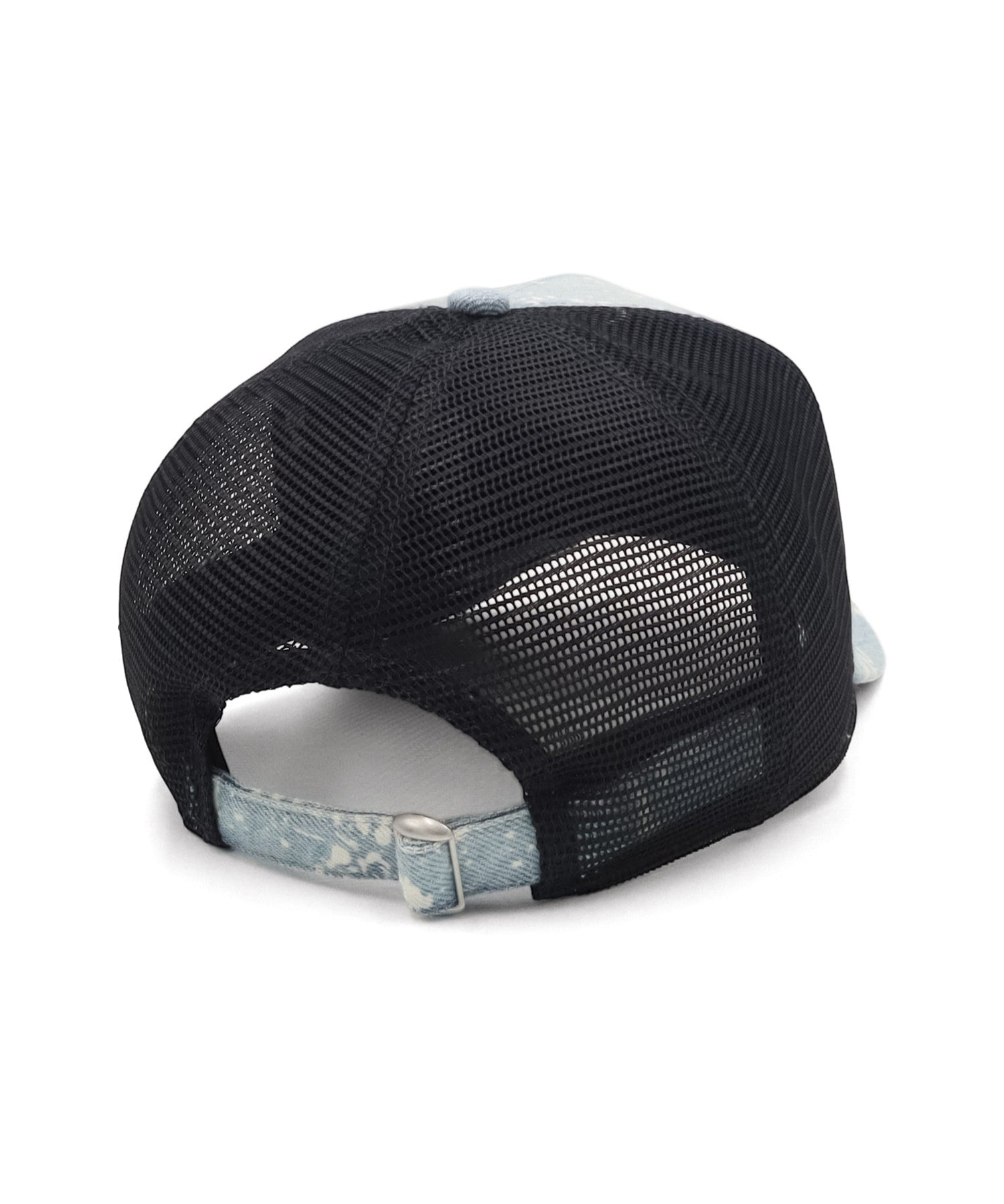 ニューエラ 9FORTY A-FRAME TRUCKER / CLOTH STRAP SPLASH PAINT DENIM LAウォッシュドデニム