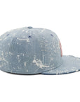 ニューエラ 59FIFTY SPLASH PAINT DENIM NY・Wデニム/ブラッシュS