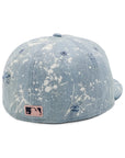 ニューエラ 59FIFTY SPLASH PAINT DENIM NY・Wデニム/ブラッシュS