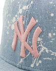 ニューエラ 59FIFTY SPLASH PAINT DENIM NY・Wデニム/ブラッシュS