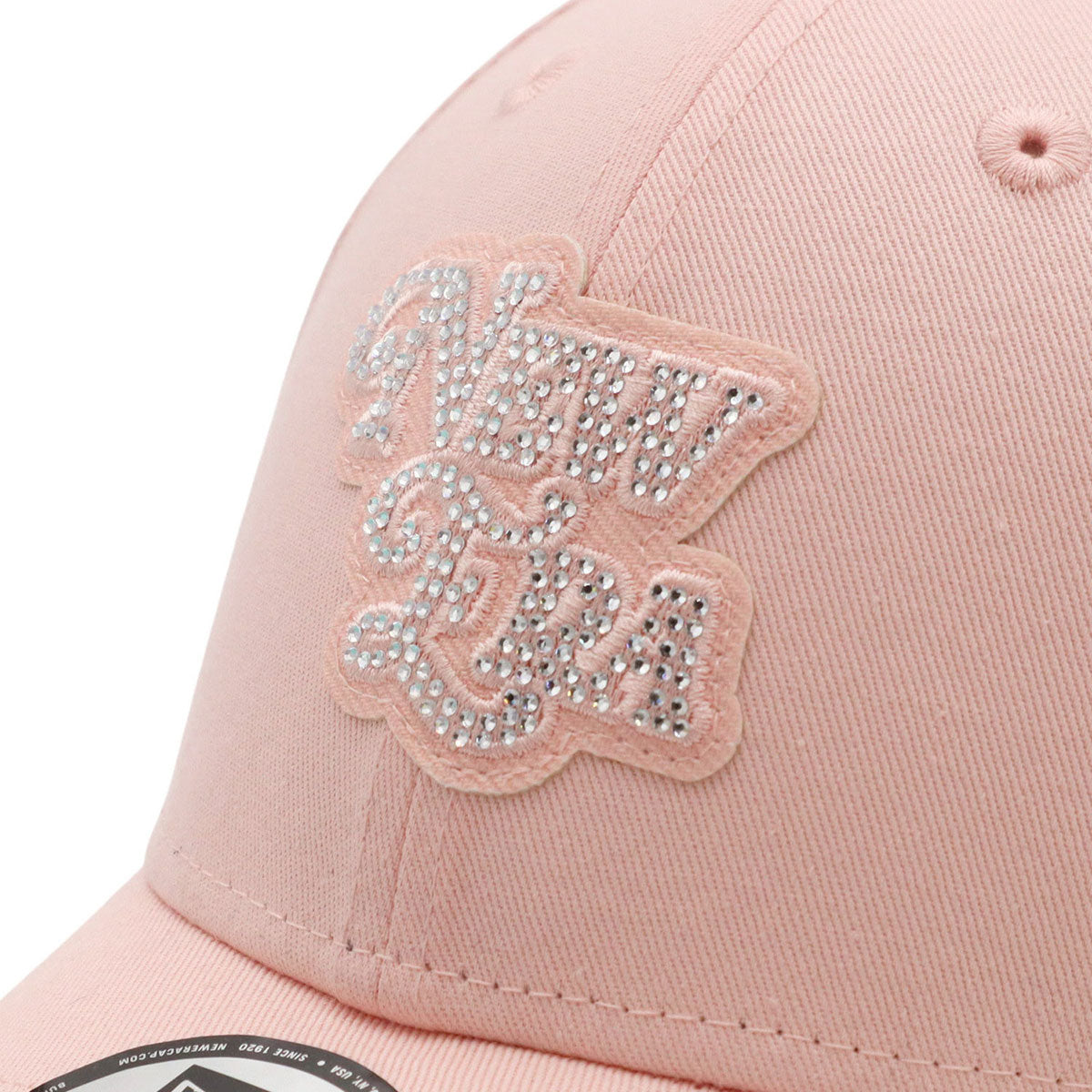 ニューエラ キャップ 9FORTY / CLOTH STRAP RHINESTONE ピンク