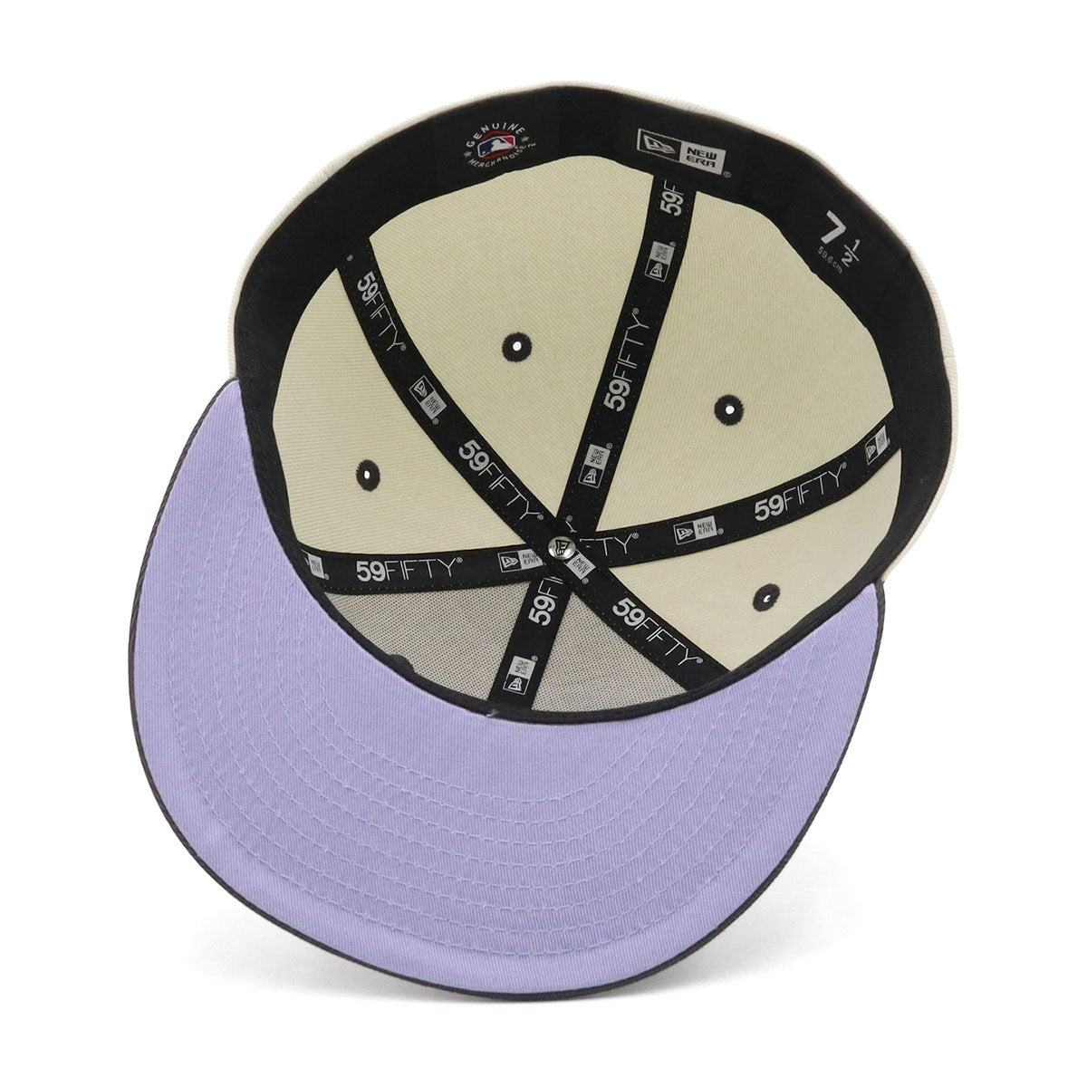 ニューエラ キャップ 59FIFTY 2-TONE UNDER VISOR NYMサンディリネン