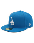 ニューエラ 59FIFTY LAレインストームブルー