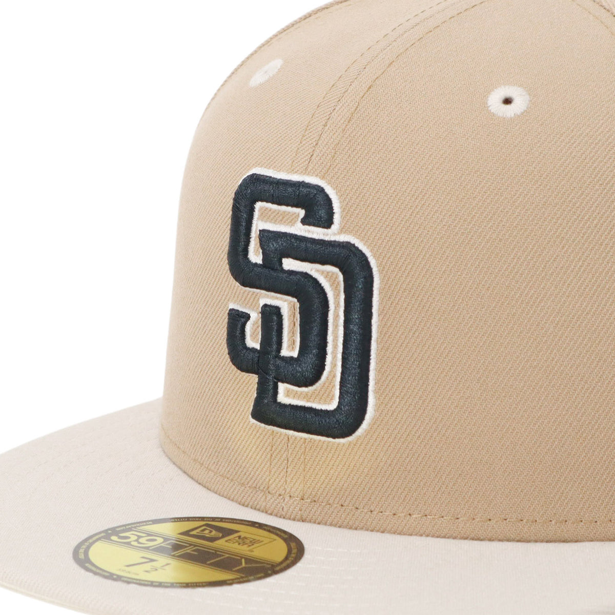 ニューエラ キャップ 59FIFTY 2-TONE UNDER VISOR SDキャメル/ストーン