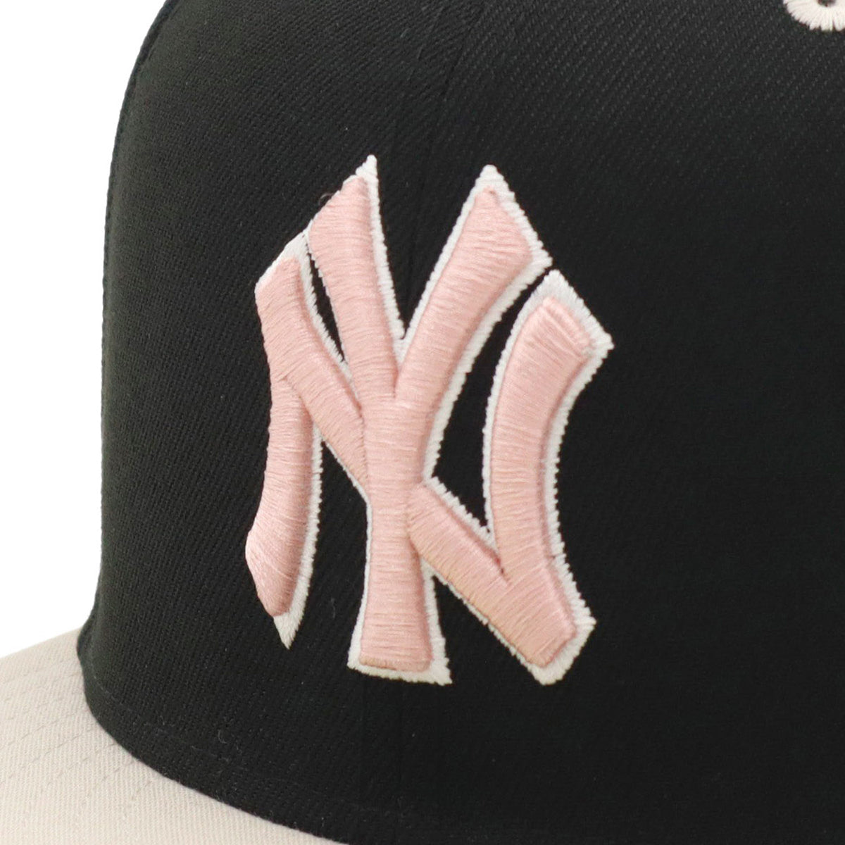 ニューエラ キャップ 59FIFTY 2-TONE UNDER VISOR NYブラック/ストーン