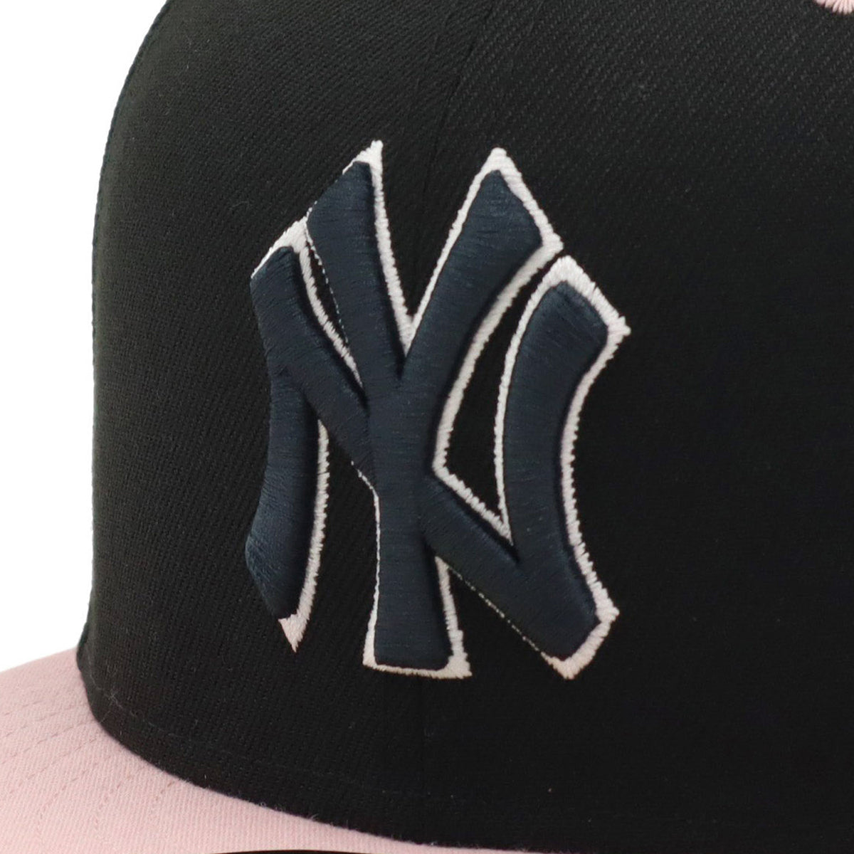 その他 JM ニューエラ キャップ 59FIFTY 2-TONE UNDER VISOR NYブラック/ピンク
