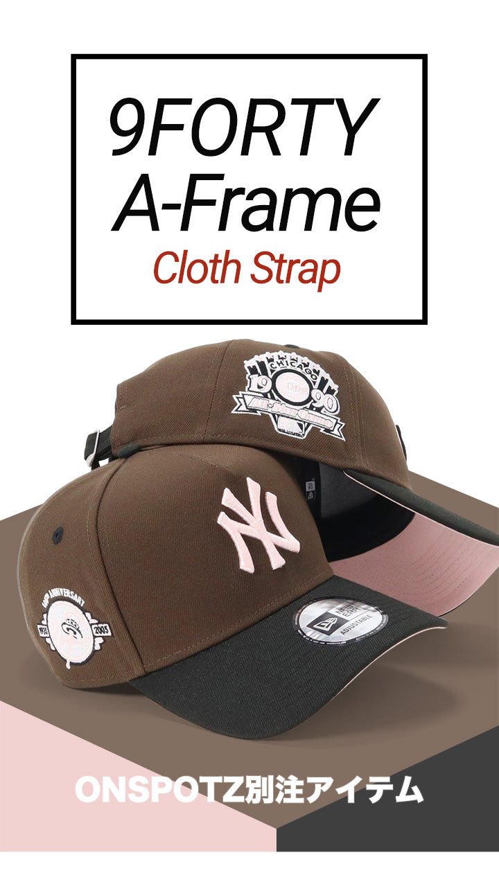 特集_9FORTY A-Frame / Cloth Strap SIDE PATCH 2-Tone UNDER VISOR